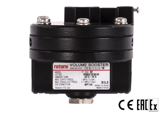 YT-300气动放大器（1/4＂)