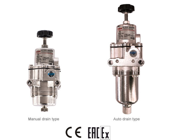 YT-205空气过滤减压阀 1/4＂（不锈钢）